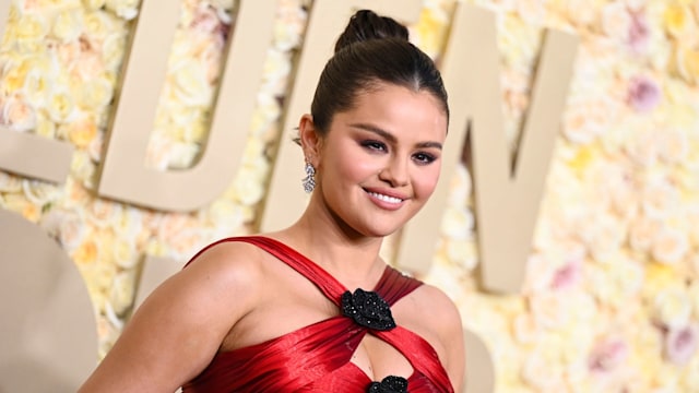 Selena Gomez at the 81st Golden Globe Awards held at the Beverly Hilton Hotel on January 7, 2024 in Beverly Hills, California