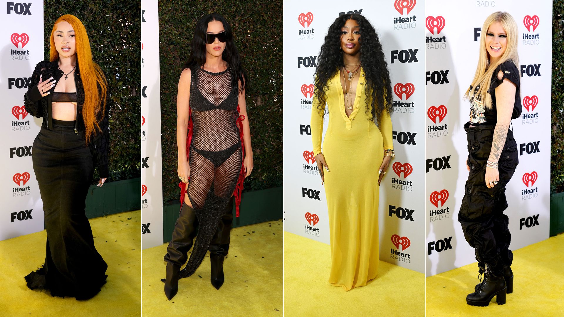 Ice Spice, Katy Perry, SZA and Avril Lavigne at the iHeart Radio Awards