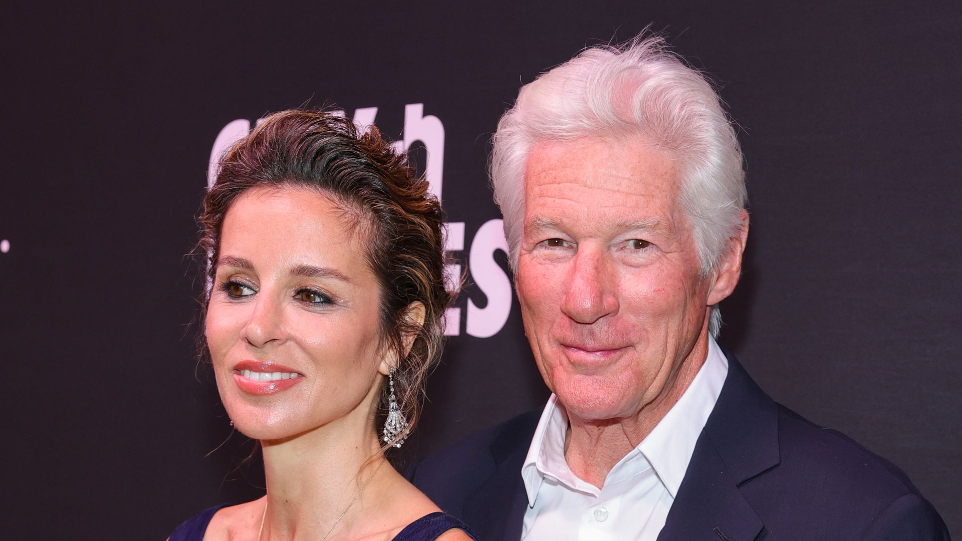 Alejandra Silva and Richard Gere attend as City Harvest Presents The 2025 Gala: Carnaval at Cipriani 42nd Street on April 22, 2025 in New York City