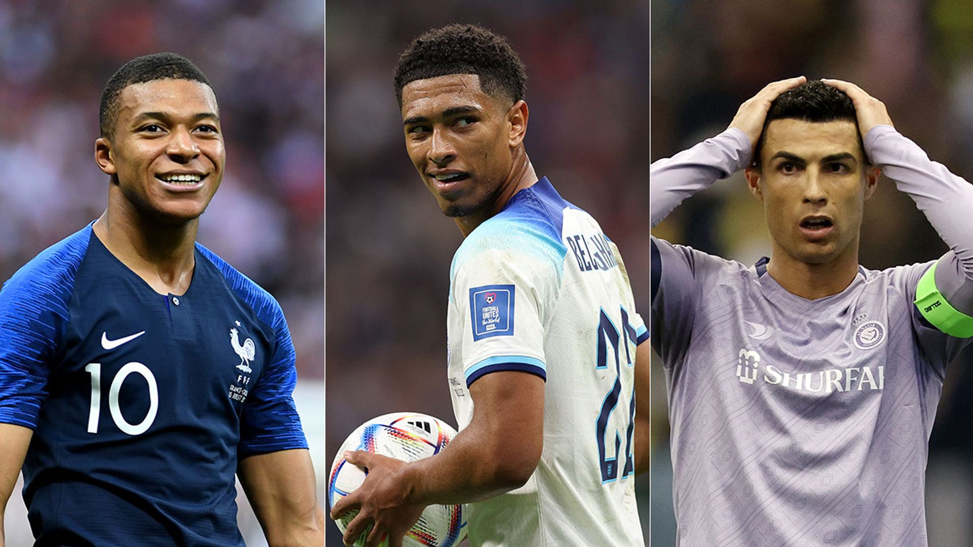 Euro 2024: Jude Bellingham, Kylian Mbappé & more footballers ...