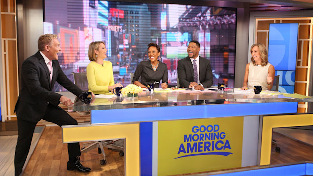 Amy Robach in the GMA studios 