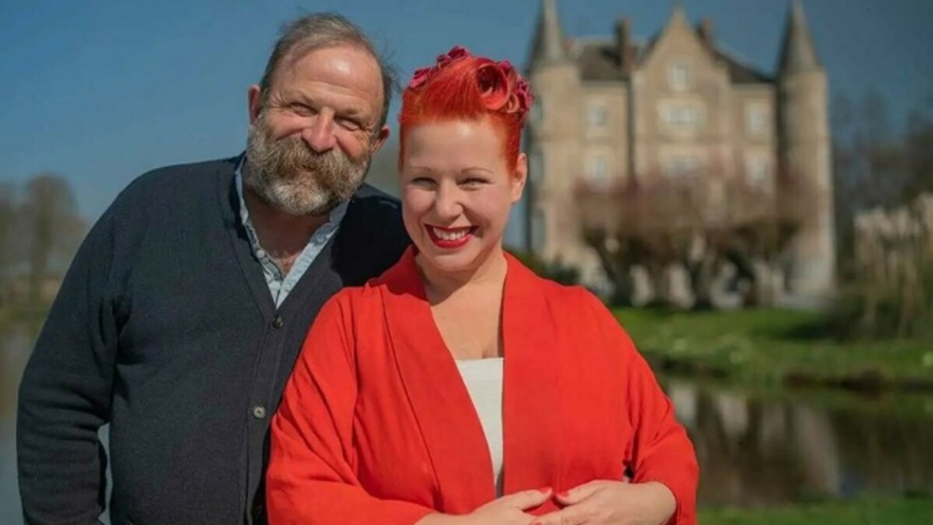 Dick and Angel Strawbridge pose for official photo