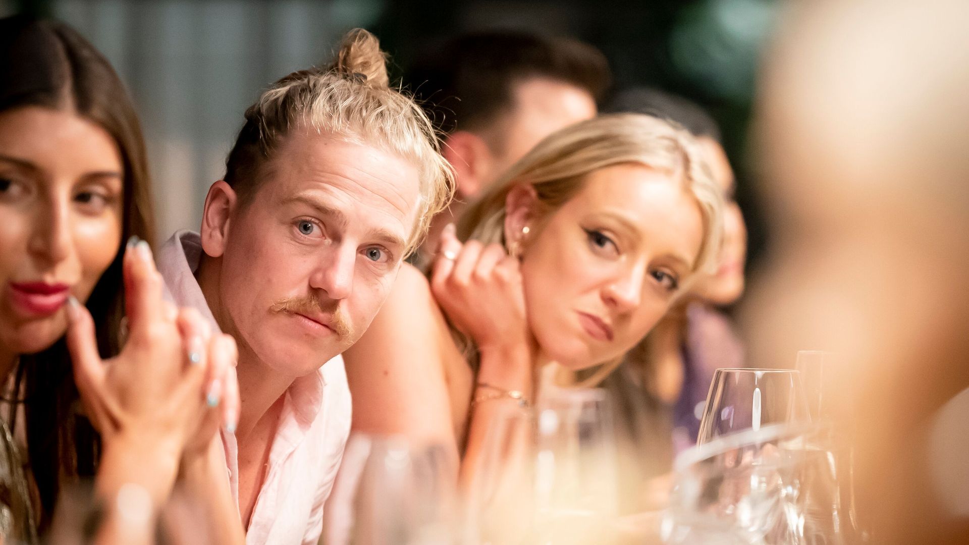 Cameron and Lyndall at dinner in MAFS