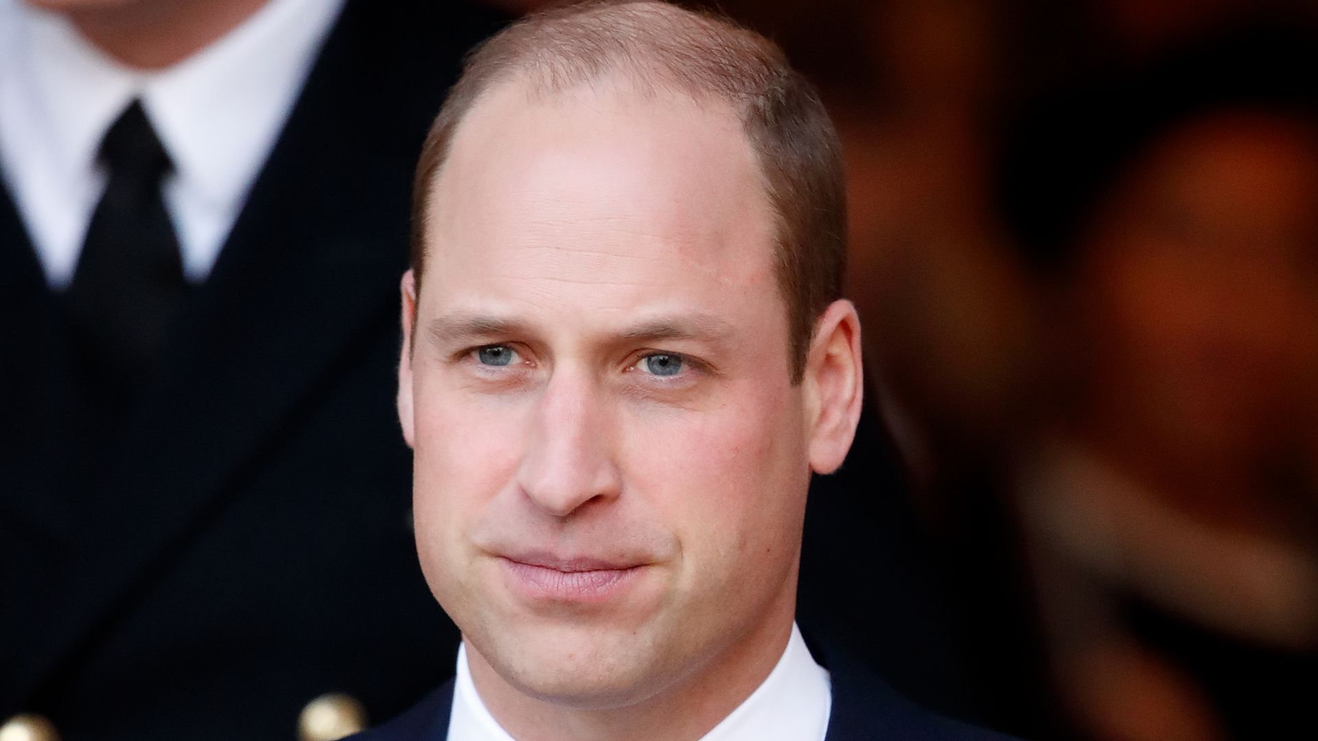 Prince William in navy suit 