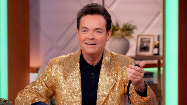 Stephen Mulhern in a gold jacket