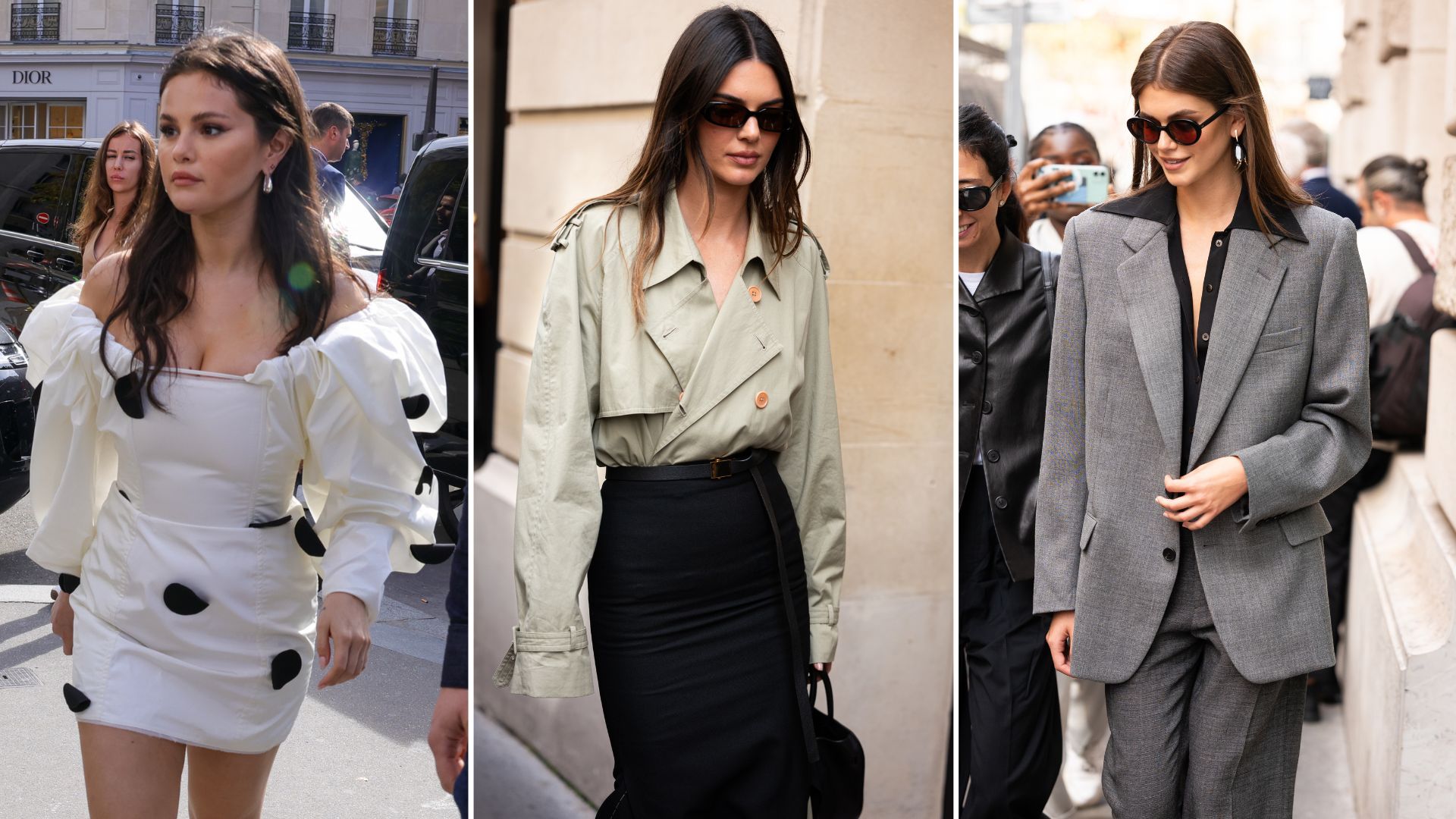 Selena Gomez, Kendall Jenner, Kaia Gerber: the best street style moments from Paris Fashion Week SS24
