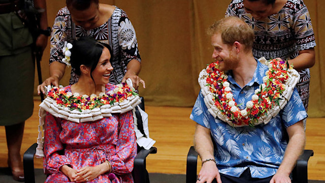 harry meghan University of the South Pacific