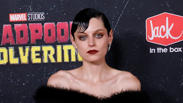 Emma Corrin attends the world premiere of "Deadpool & Wolverine" at Lincoln Center on July 22, 2024 in New York City. (Photo by Taylor Hill/WireImage)