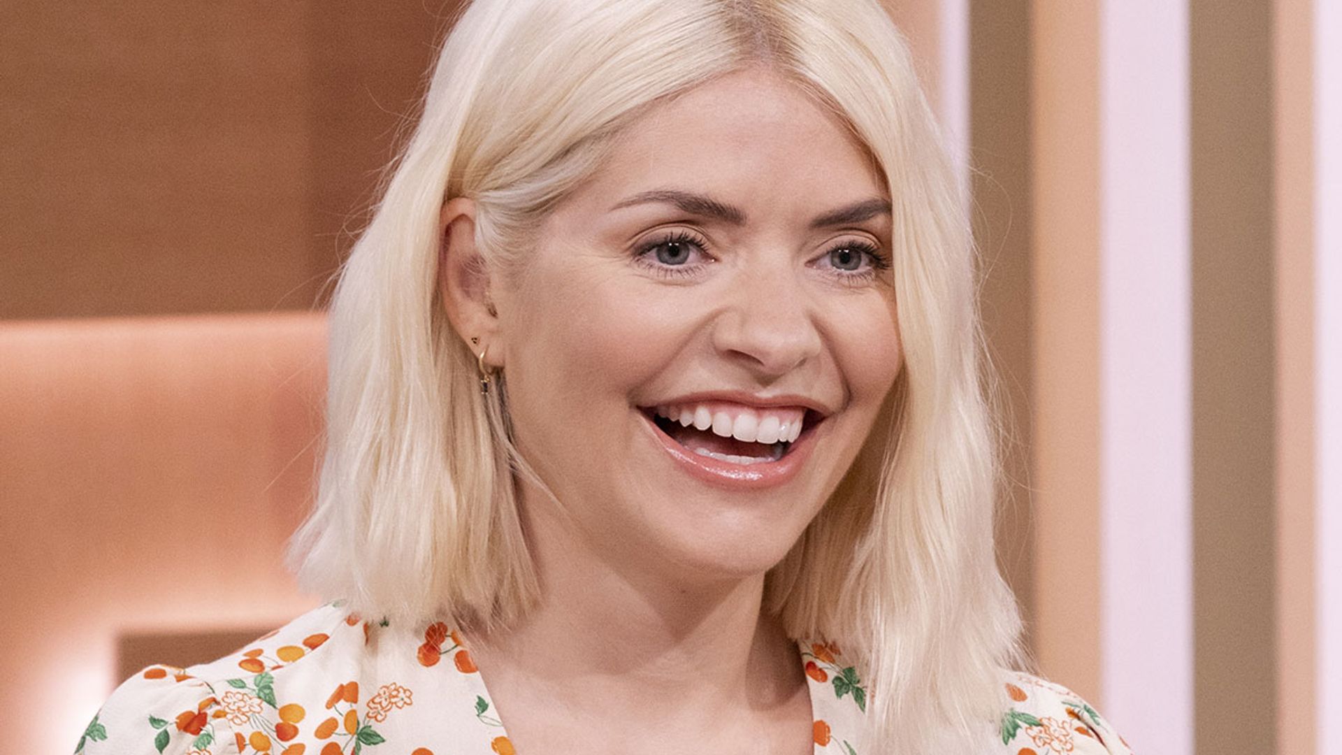 holly willoughby this morning fruit dress