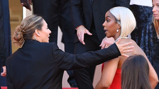 kelly rowland argument security guard cannes film festival