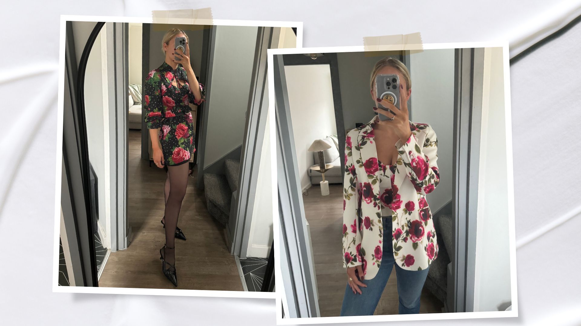 I tried this season's rose print trend, here's 4 easy outfit ideas for you to copy immediately