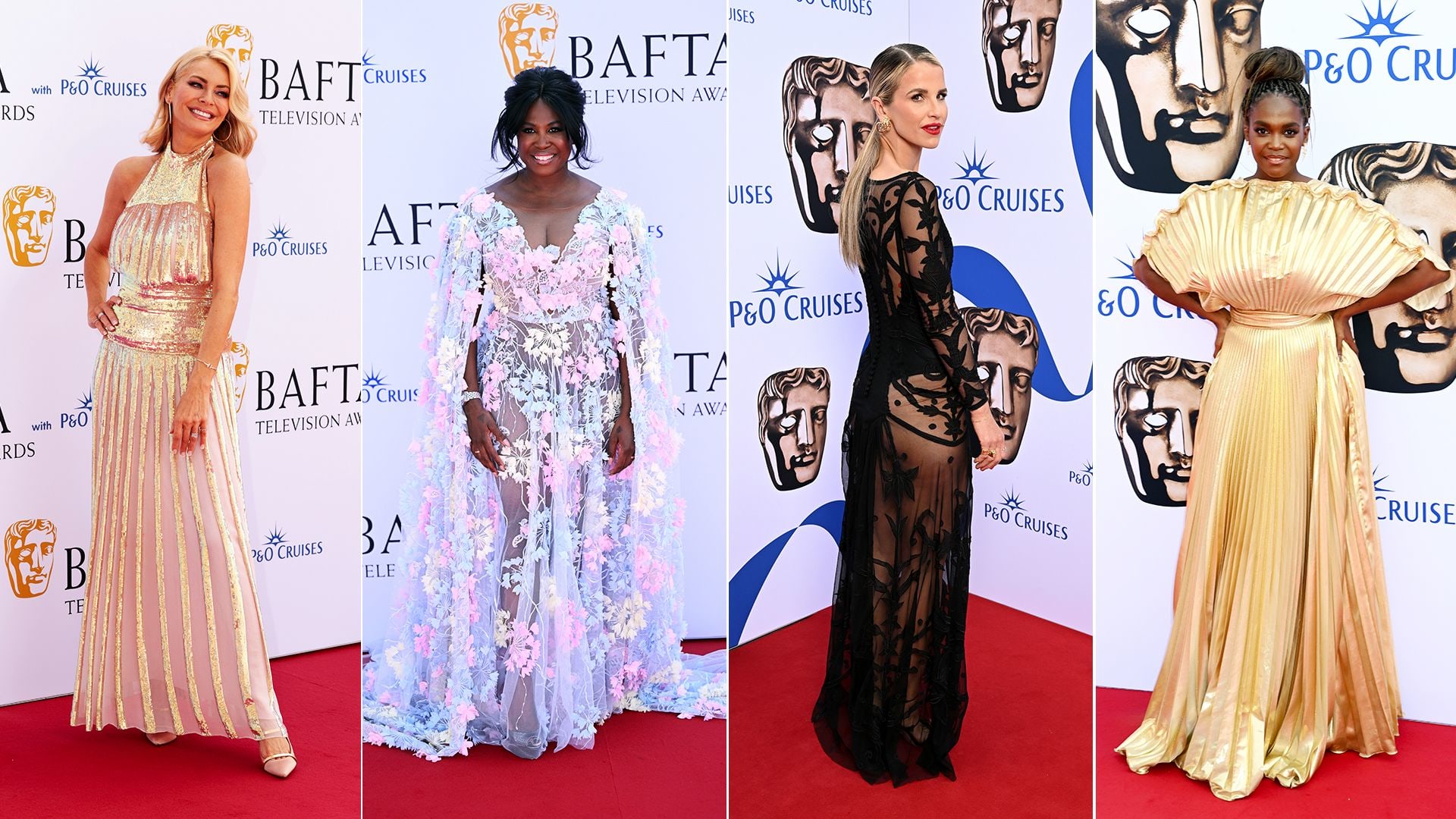 Tess Daly, Motsi Mabuse, Vogue Williams, Oti Mabuse at the TV BAFTAs