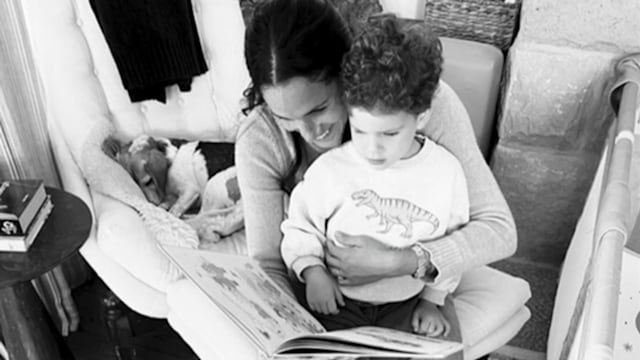 meghan markle with son archie
