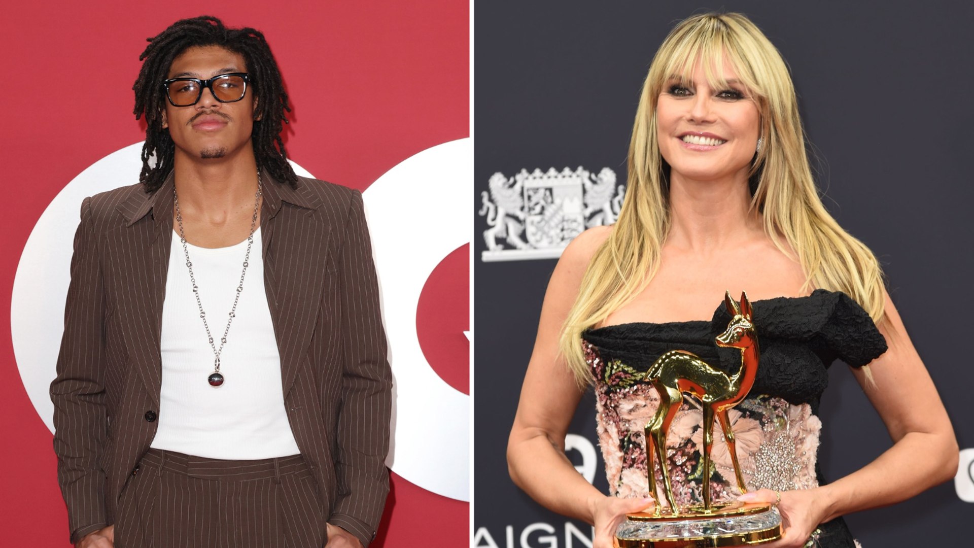 Split image Henry Samuel and Heidi Klum