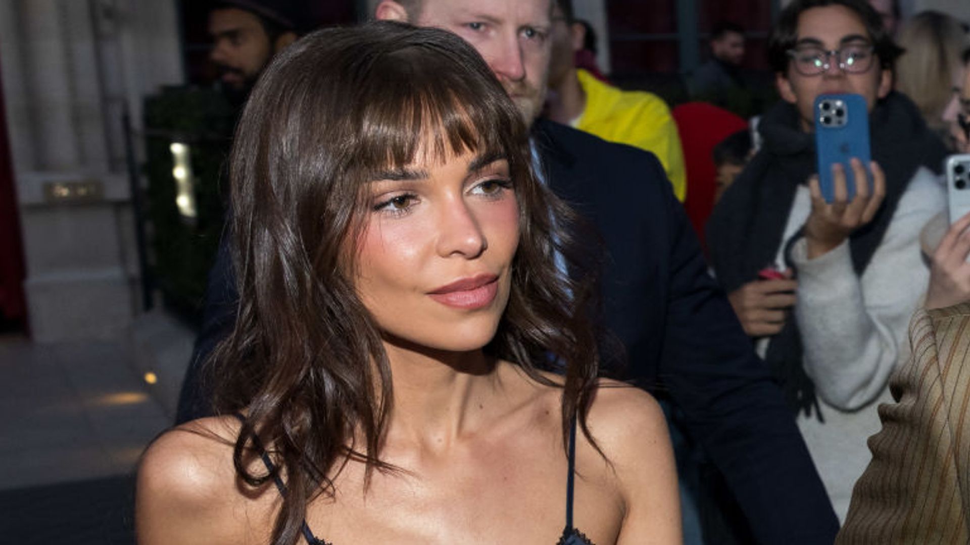 Cruz Beckham’s girlfriend Jackie Apostel says bangs are in for spring 2025