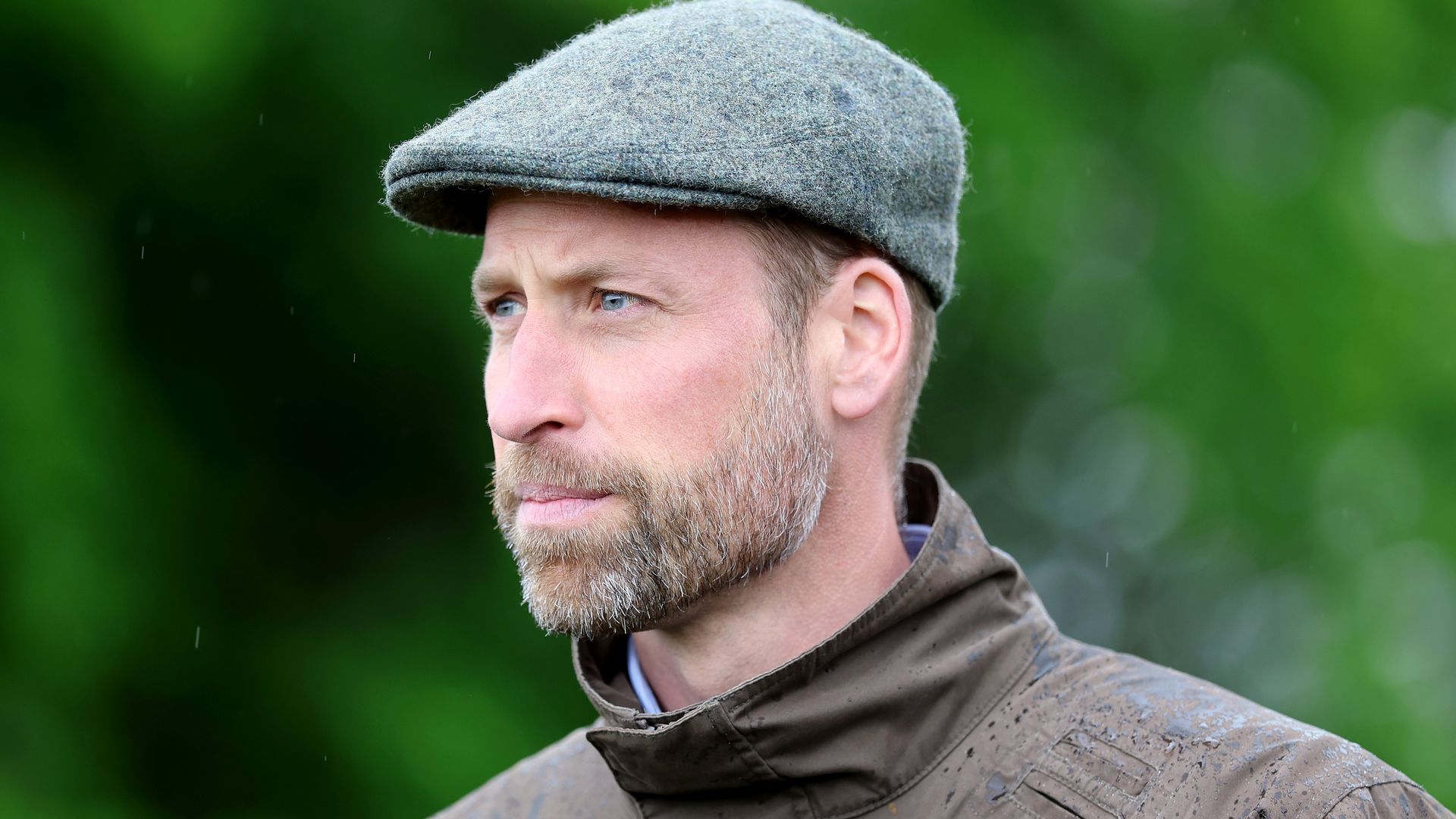Prince William wearing flat cap