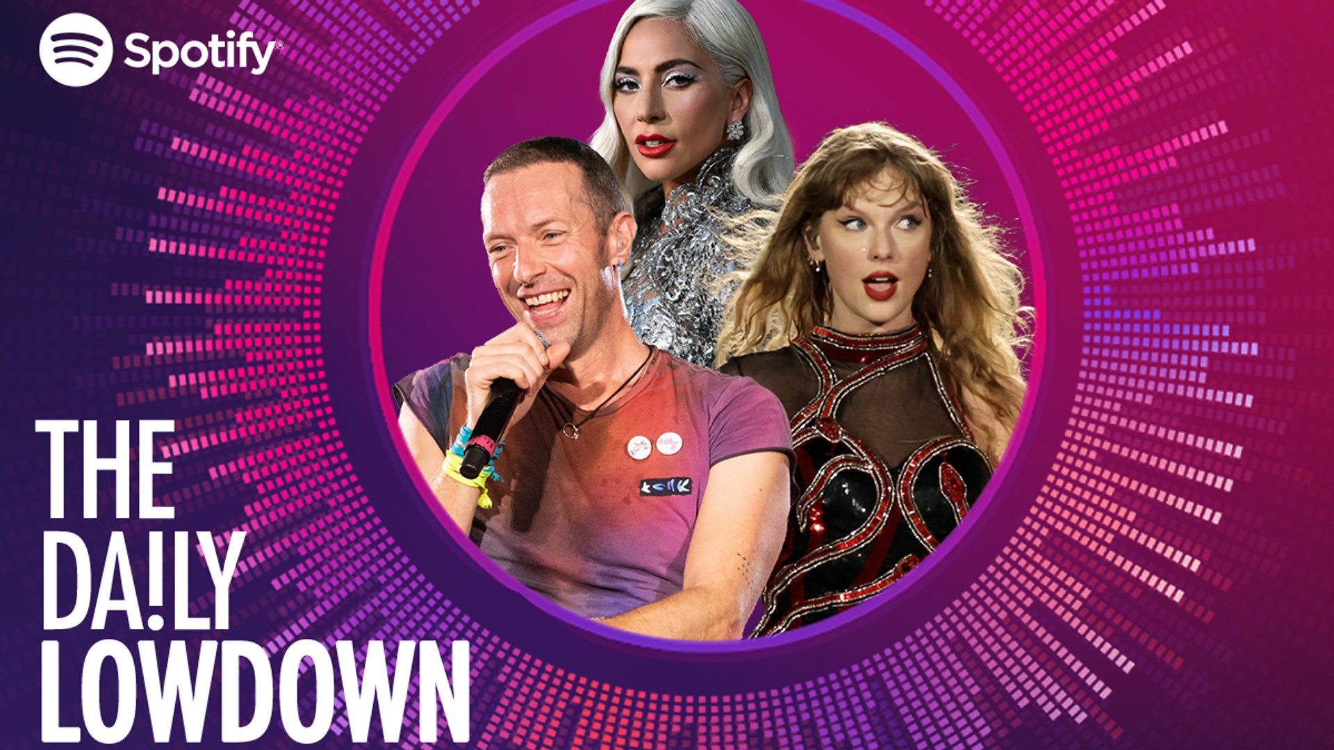 Coldplay, Lady Gaga and Taylor Swift