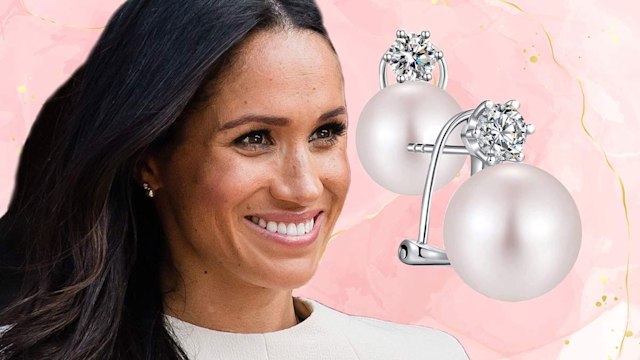 meghan pearl earrings 2022