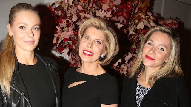 Christine Baranski with her daughters Lily and Isabel