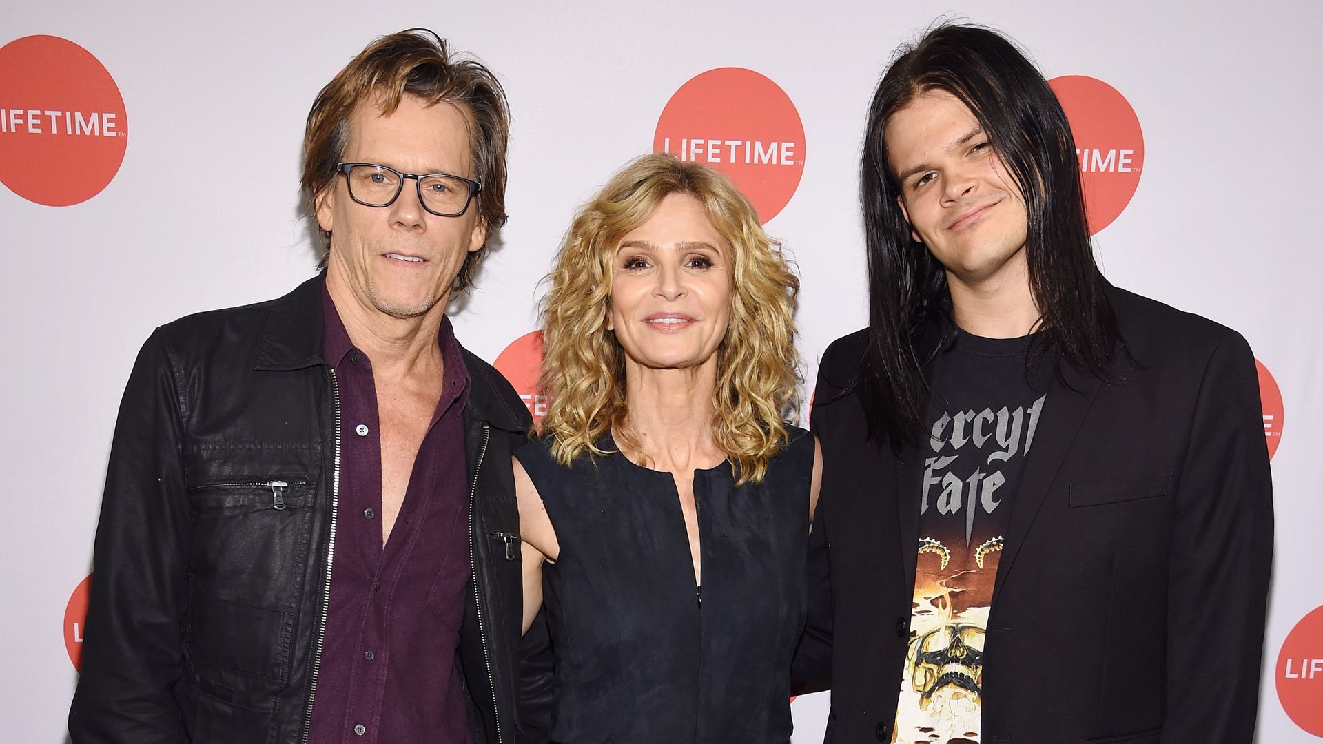 Kyra Sedgwick, Kevin Bacon and Travis Bacon attend the "Story Of A Girl" screening