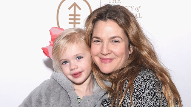 Drew Barrymore and daughter Frankie 