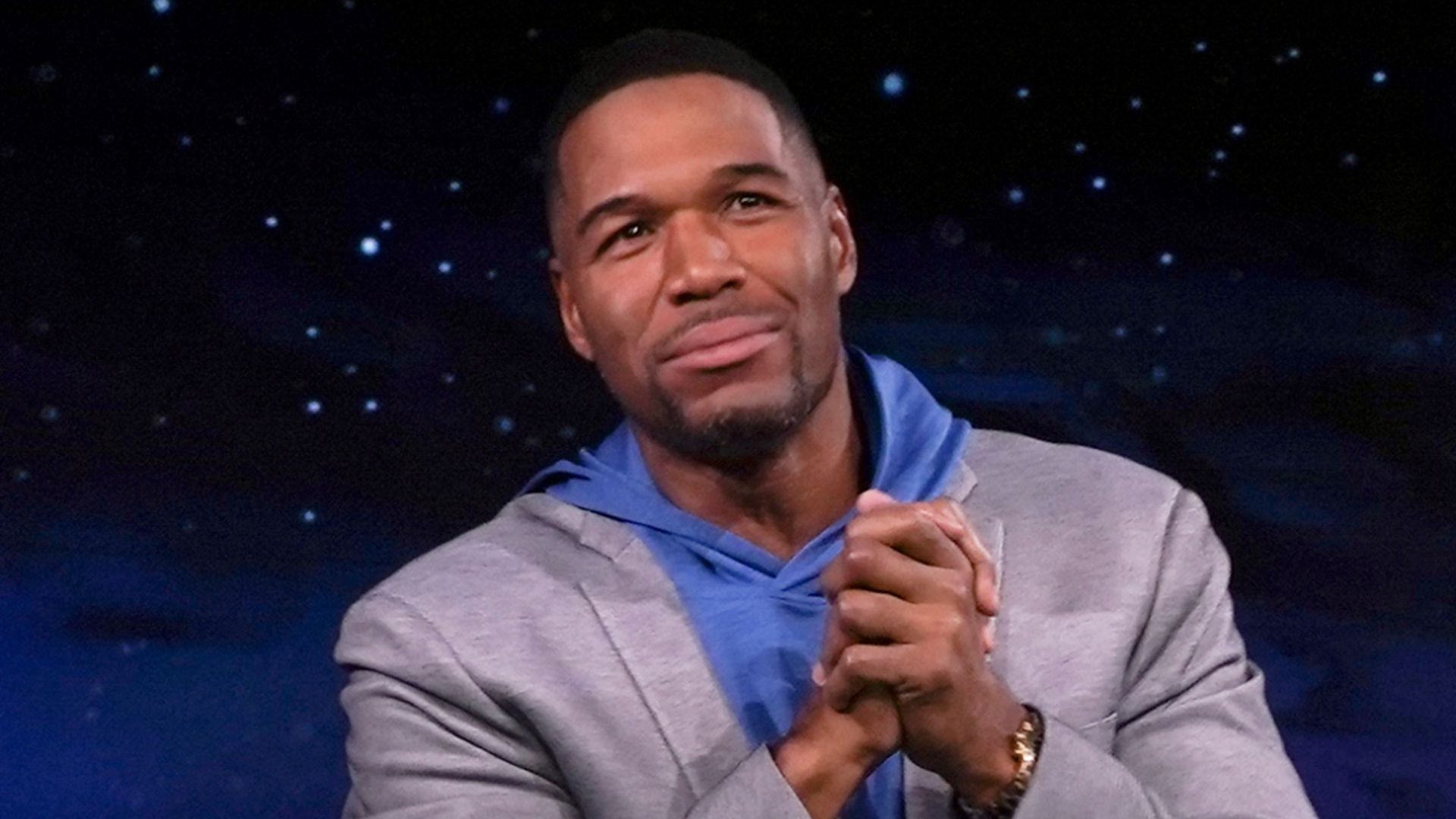 michael strahan impassioned message