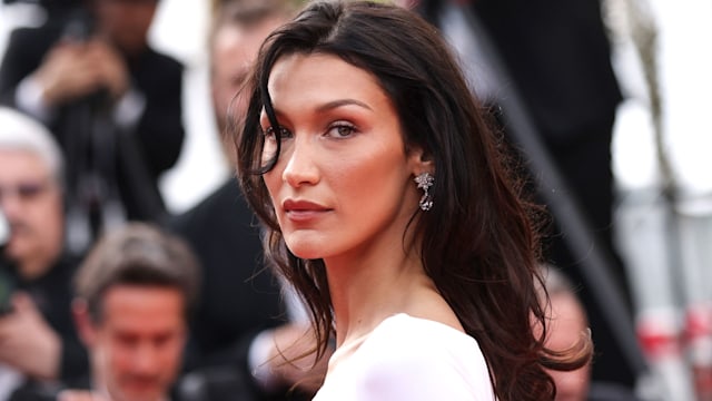 CANNES, FRANCE - MAY 26: Bella Hadid attends the screening of "Broker (Les Bonnes Etoiles)" during the 75th annual Cannes film festival at Palais des Festivals on May 26, 2022 in Cannes, France. (Photo by Vittorio Zunino Celotto/Getty Images)