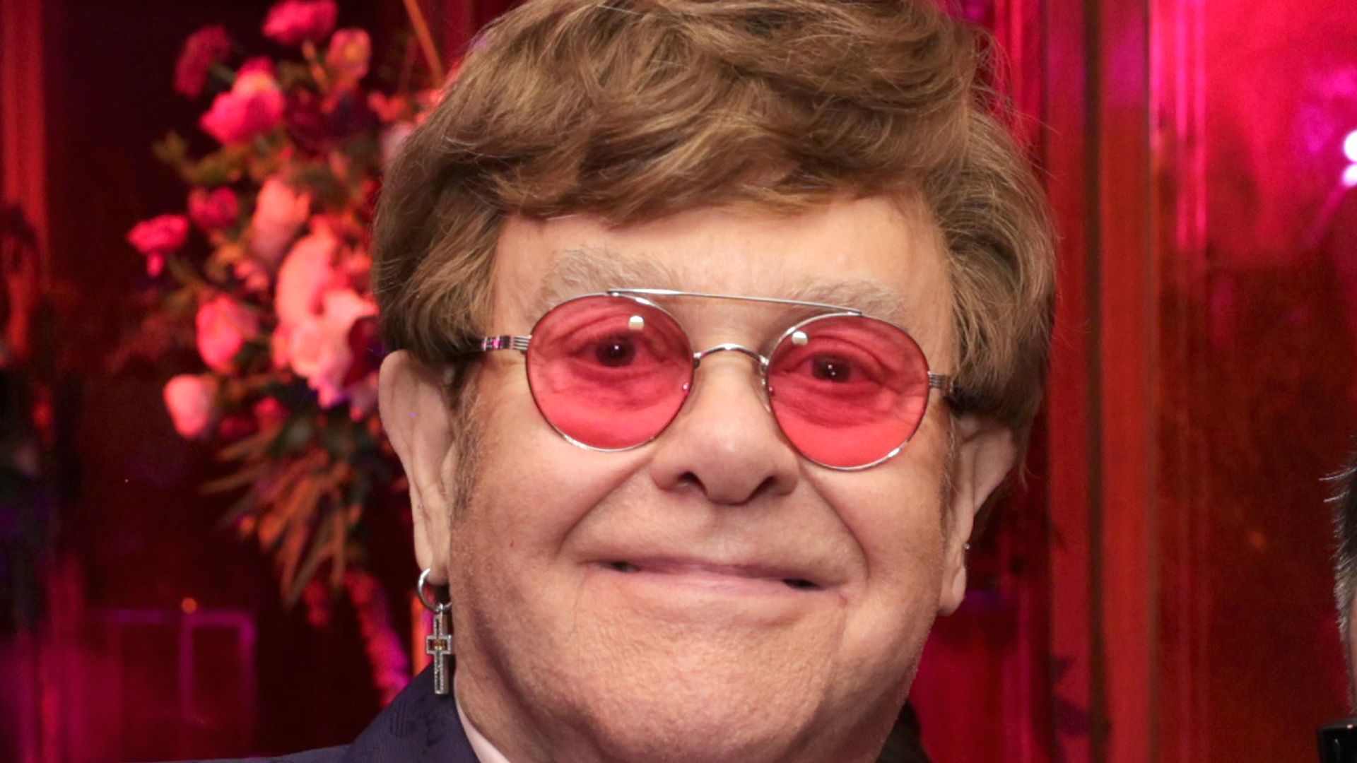 Elton John at the The CAA Pre-Oscar Party at Sunset Tower Hotel 