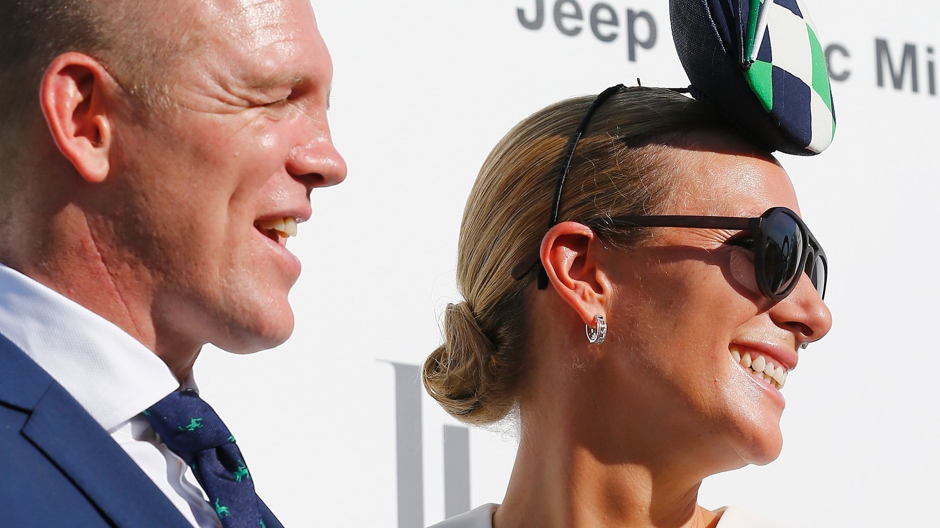 Zara Phillips and Mike Tindall  at Magic Millions Raceday on January 14, 2017 in Gold Coast, Australia.  