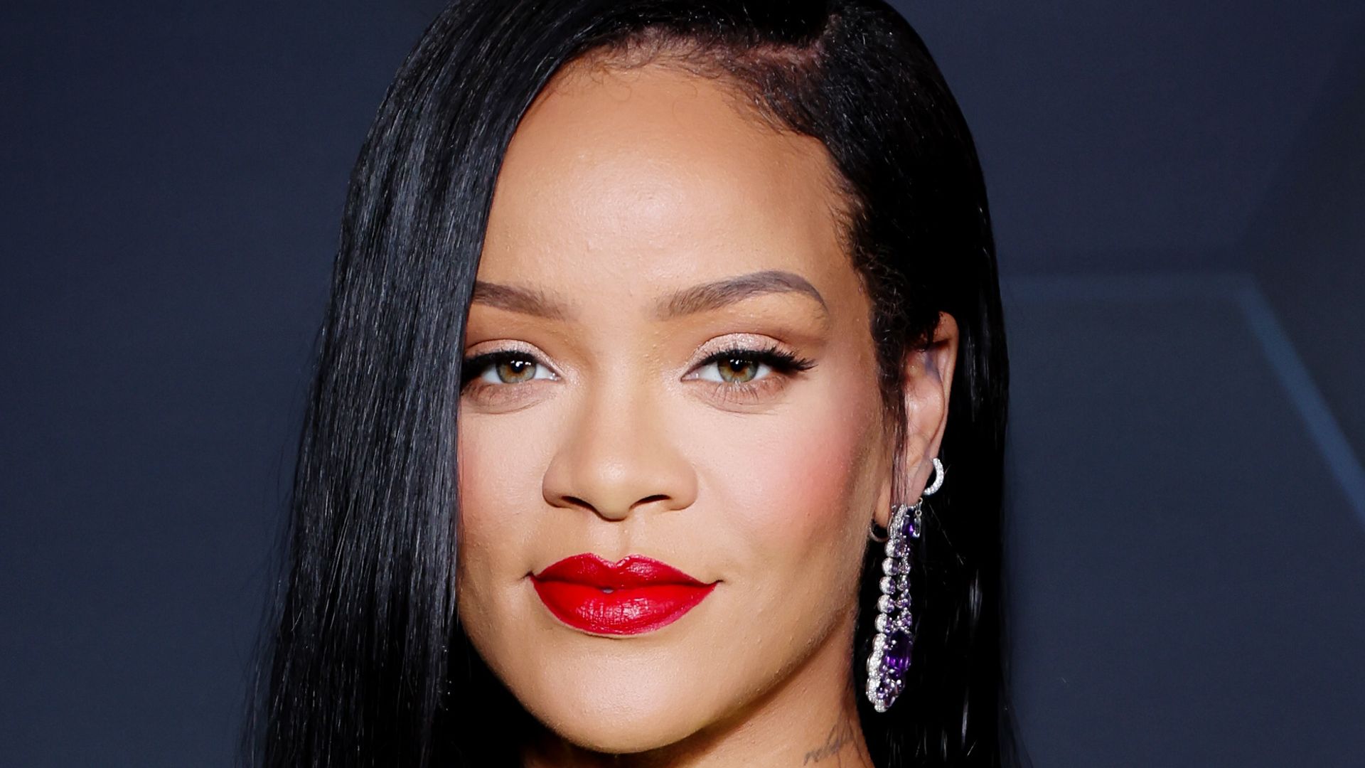 Rihanna attending a Fenty Beauty launch