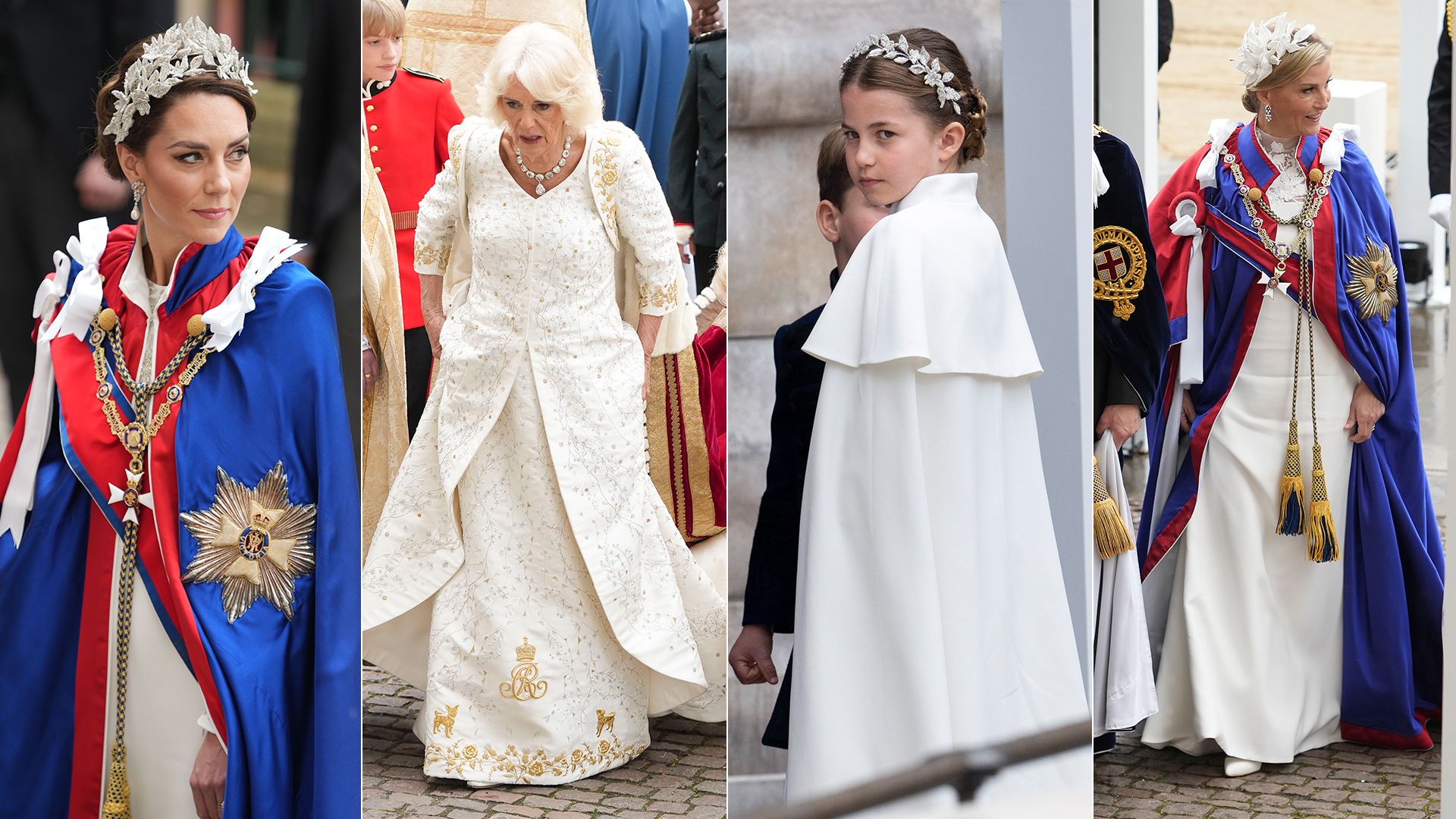 Why did royal ladies wear white for King Charles III’s coronation?