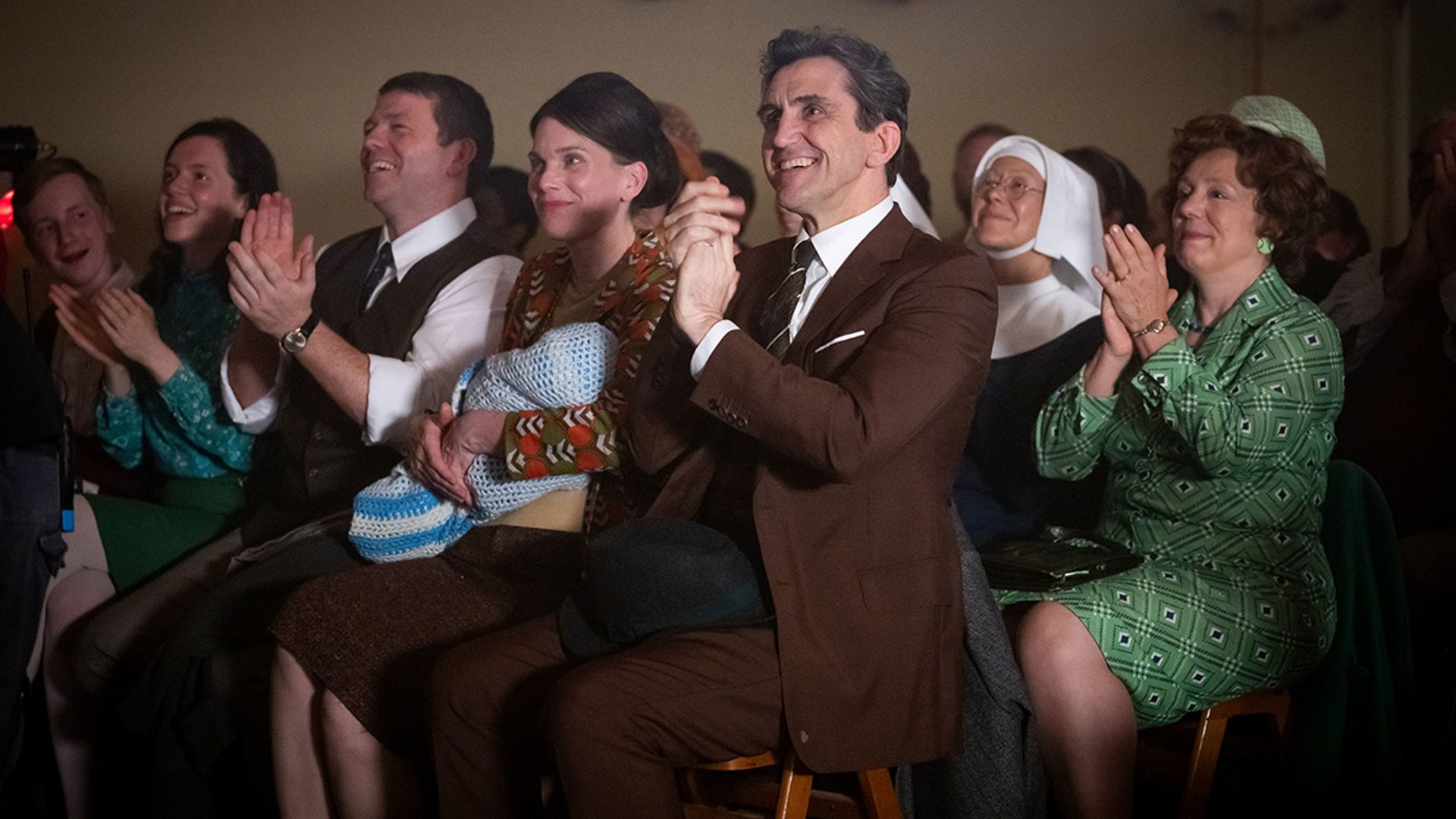 call the midwife cheering