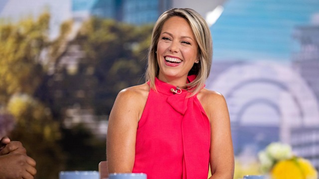 Dylan Dreyer in the Today Show studios 