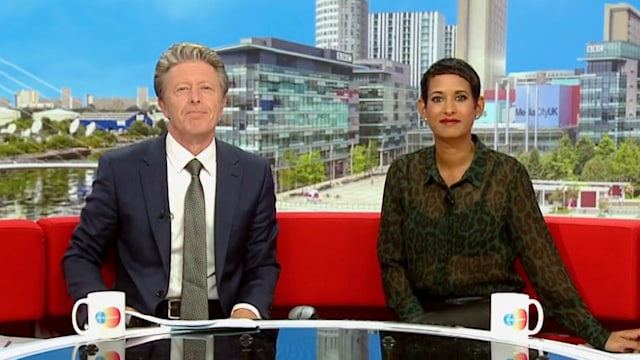 Charlie Stayt and Naga Munchetty on BBC Breakfast