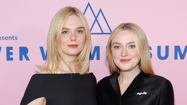 Elle Fanning and Dakota Fanning attend The Wrap's 2024 WrapWomen Power Women Summit at The Maybourne Beverly Hills on December 03, 2024 in Beverly Hills, California