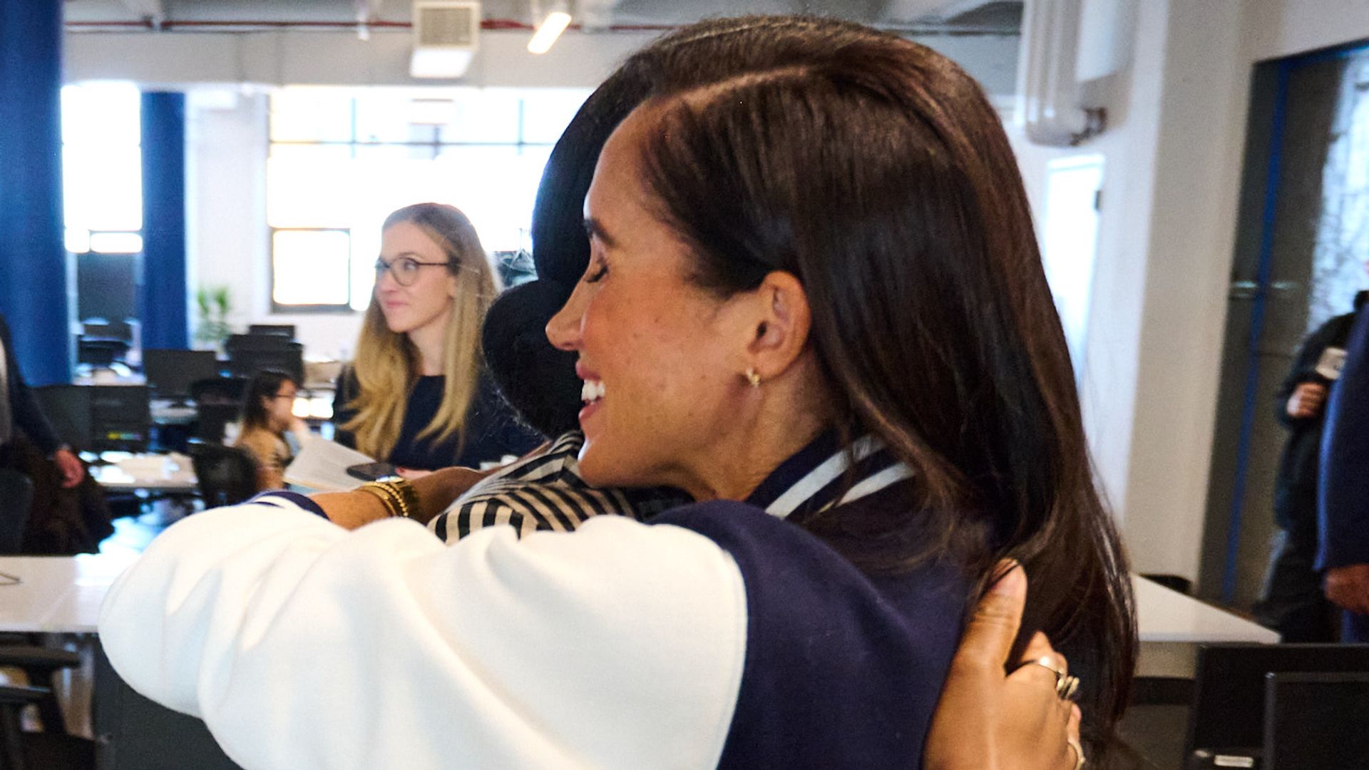 The Duchess of Sussex made the visit on World Mental Health Day