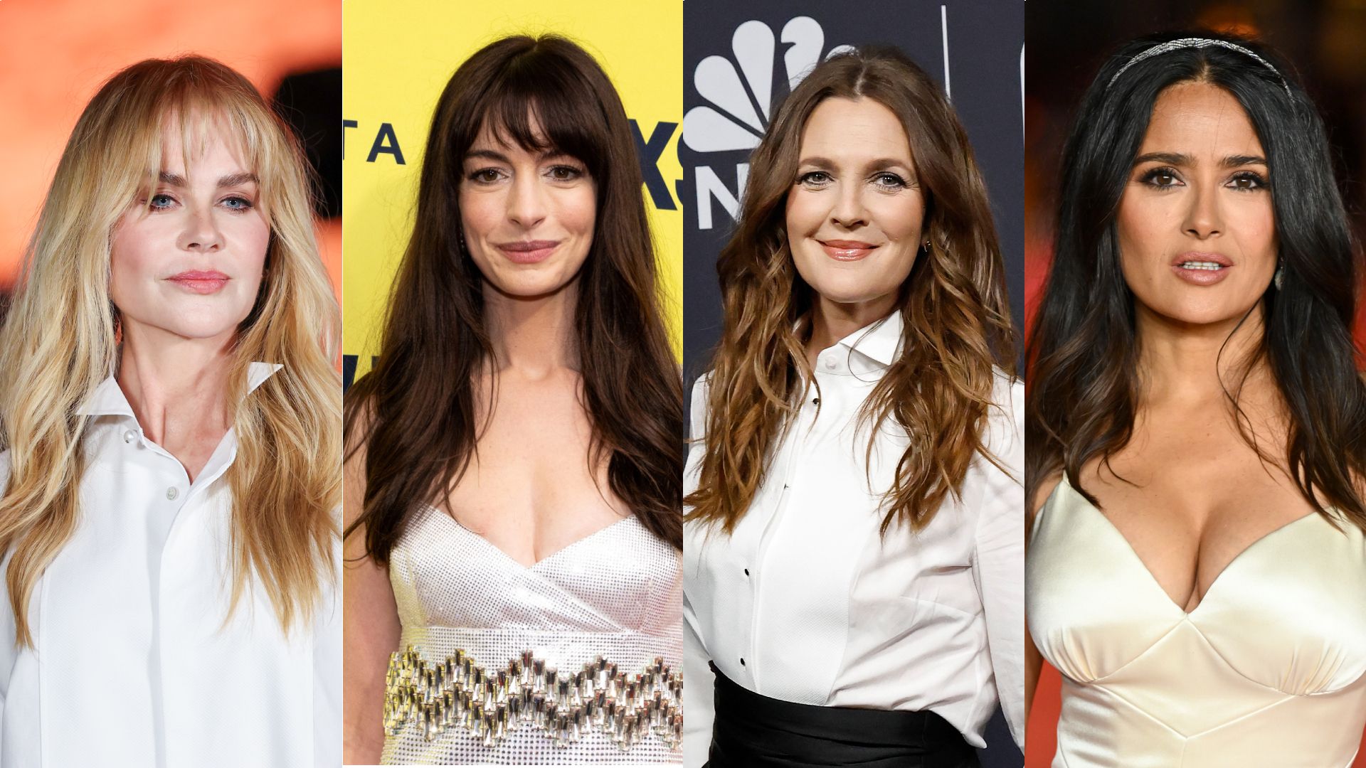 Nicole Kidman; Anne Hathaway; Drew Barrymore; Salma Hayek