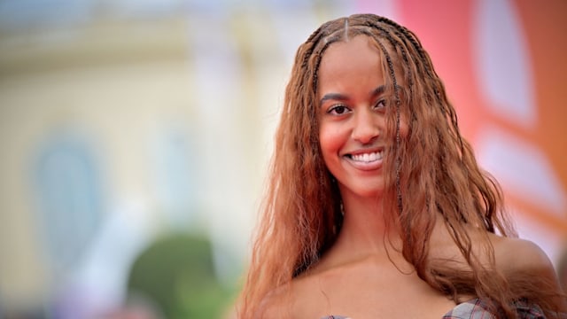 Malia Ann Obama arrives to attend the opening ceremony of the 50th edition of the Deauville American film festival, on September 6, 2024 in Deauville