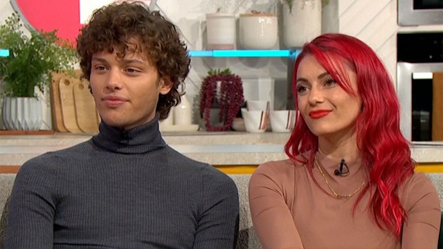 Bobby Brazier and Dianne Buswell on Lorraine 