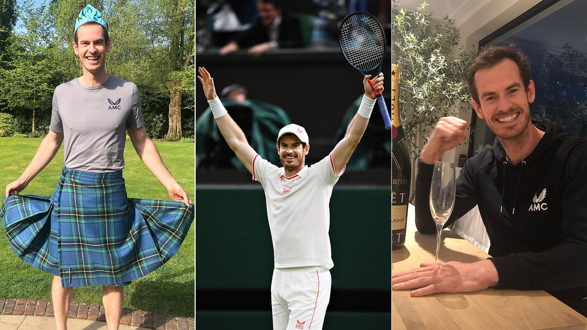 Andy Murray personal photos from inside his Surrey home