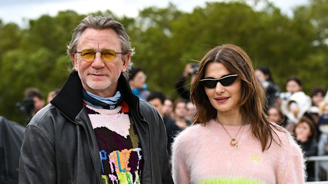 Daniel Craig and Rachel Weisz attend the Loewe Paris Womenswear Spring-Summer 2025 show as part of Paris Fashion Week on September 27, 2024 in Paris, France.