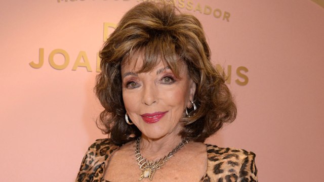 Joan Collins signs her new book 'Behind the Shoulder Pads