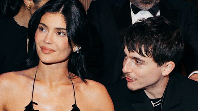 Kylie Jenner and TimothÃ©e Chalamet attend the EE BAFTA Film Awards 2025 at The Royal Festival Hall on February 16, 2025 in London, England. 