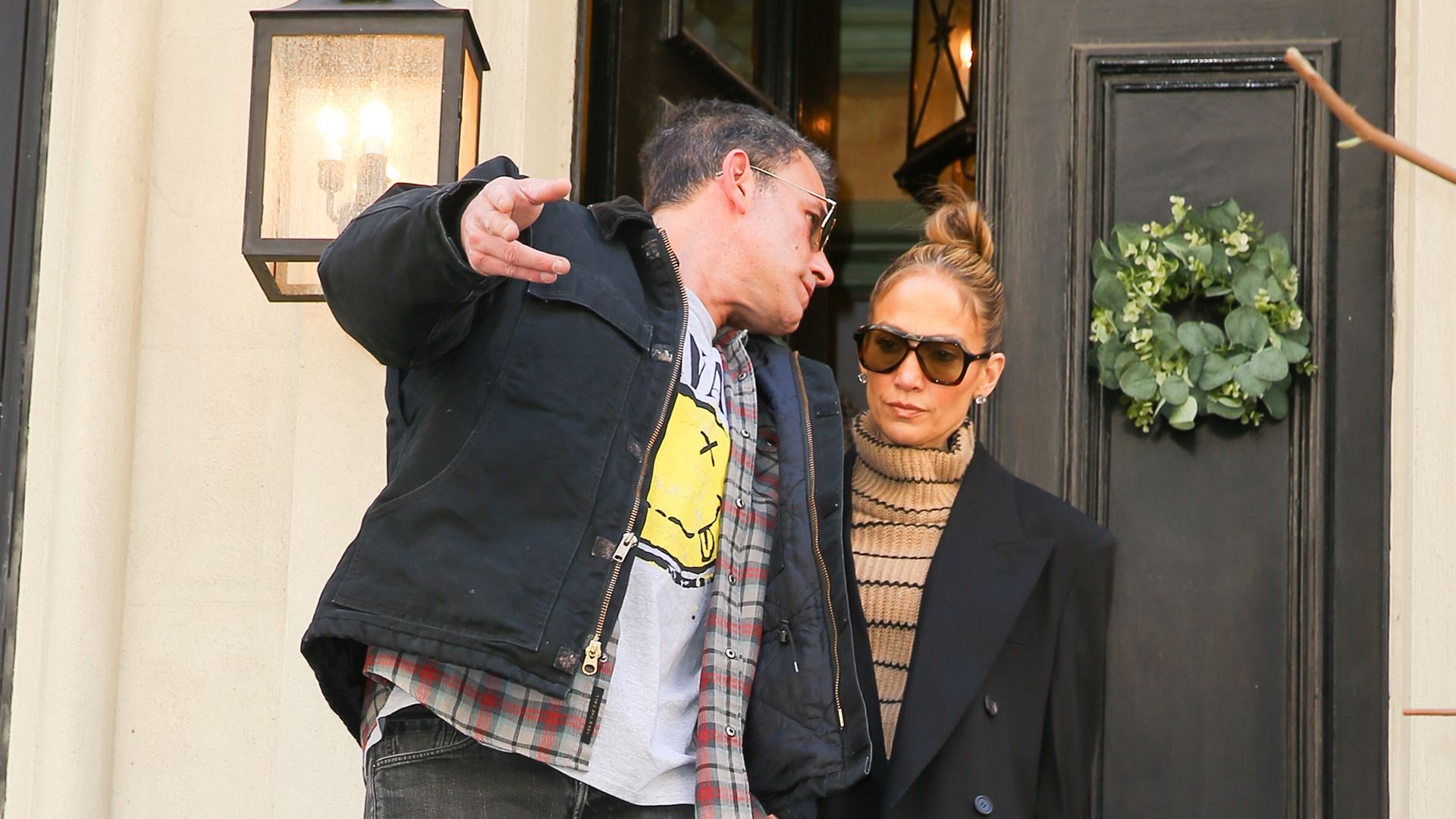 Jennifer Lopez and Ben Affleck in New York