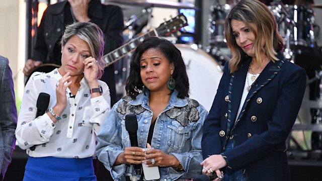 Dylan Dreyer with Sheinelle Jones and Savannah Guthrie 