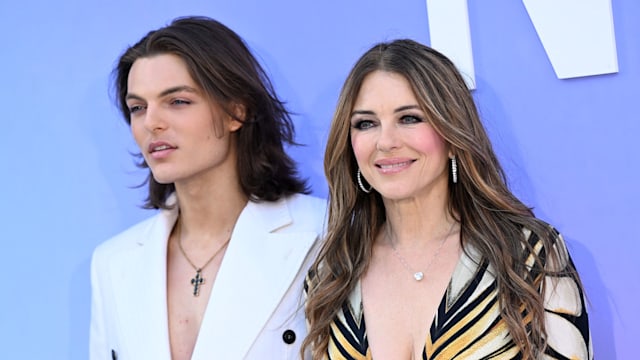 damian and elizabeth hurley at summer party 