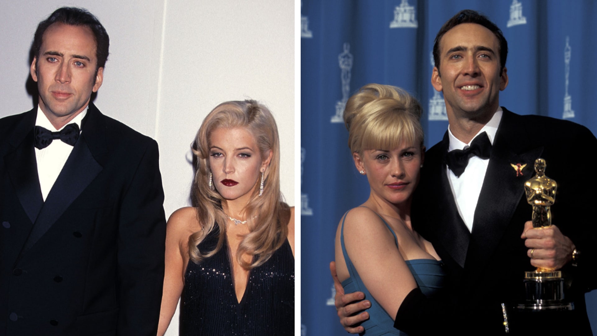 nicolas cage patricia arquette lisa marie presley split image