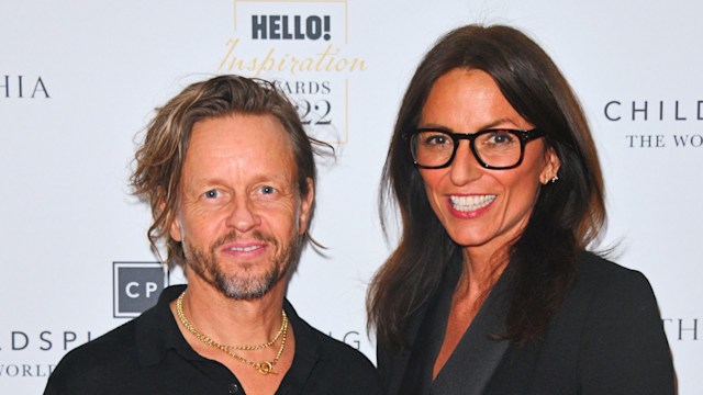 Michael Douglas and Davina McCall attend the Hello! Inspiration Awards at Corinthia London on October 4, 2022