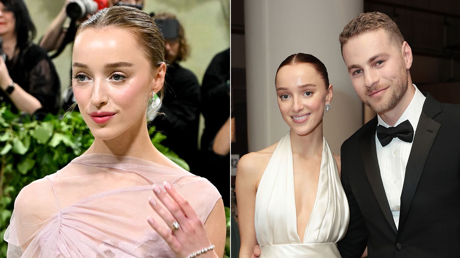 Phoebe Dynevor's mum Sally seemingly addresses engagement reports with adorable photo of loved-up couple