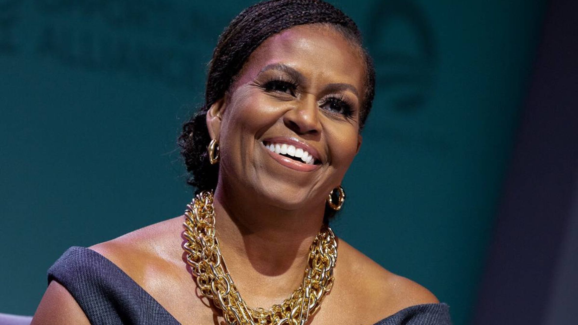 michelle obama wows jaw dropping jumpsuit